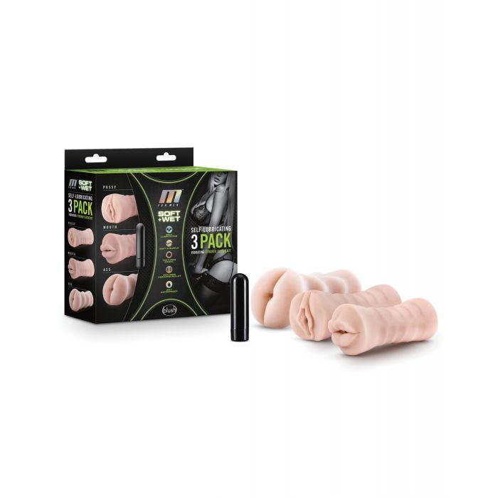 Self-Lubricating Stroker Kit – Vanilla (3-Pack)