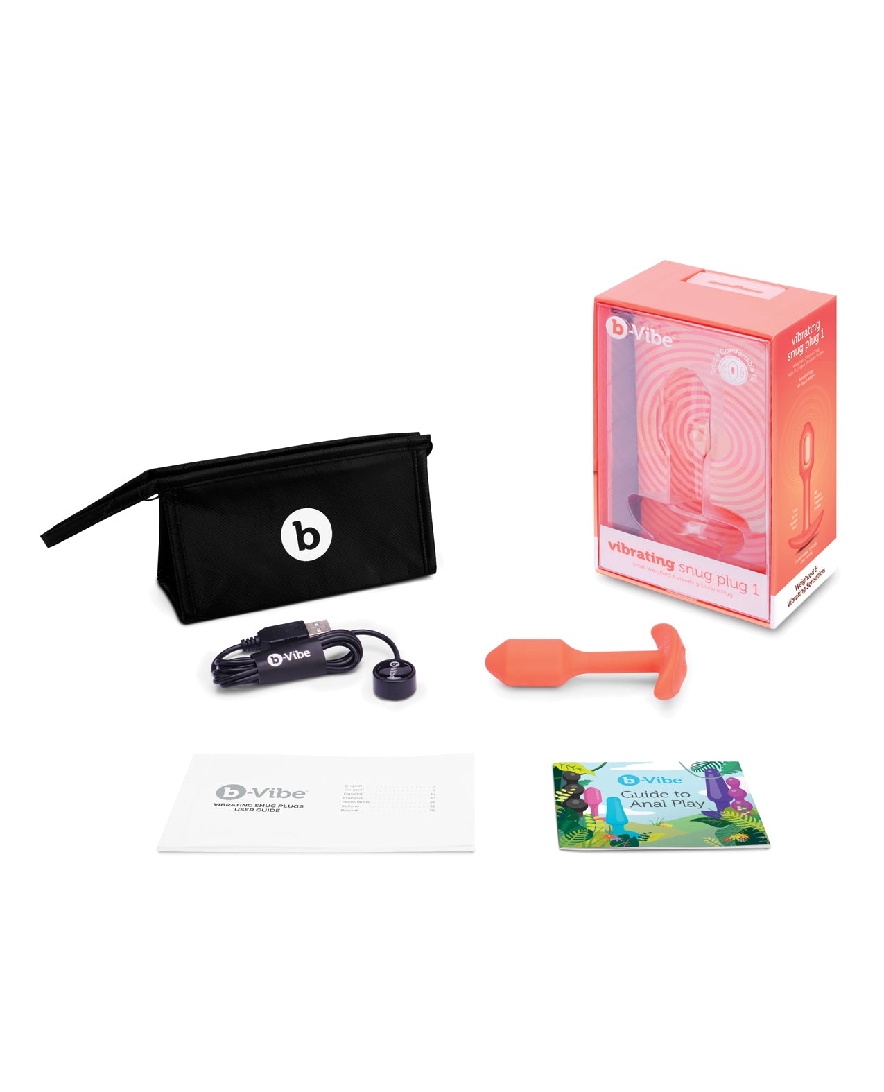 Vibrating Snug Plug – Weighted Vibe by b-Vibe