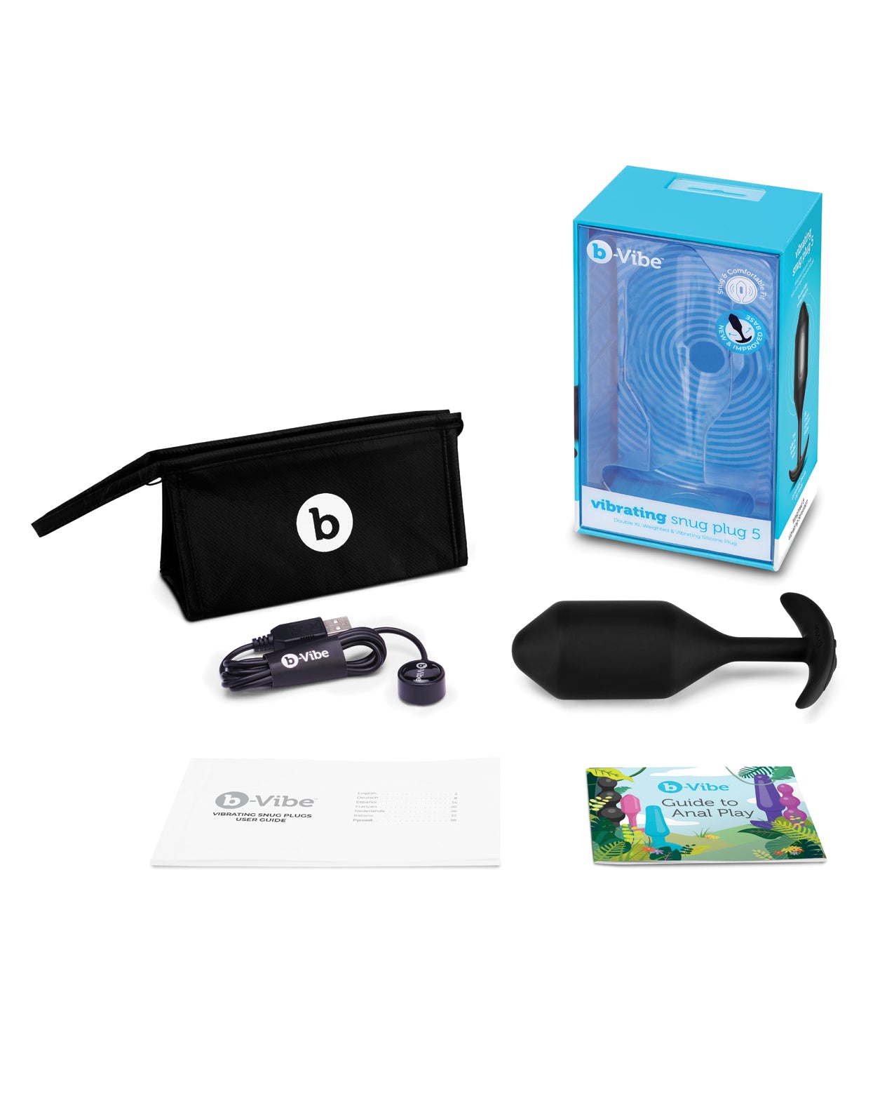 Vibrating Snug Plug – Weighted Vibe by b-Vibe