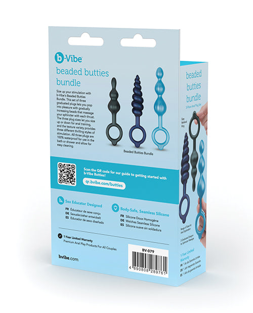 Butties Bundle – 3-Piece Bead Set by b-Vibe