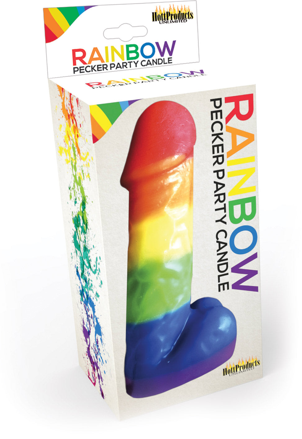 Pecker Candle – Rainbow Vibe Flame
