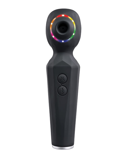Rainbow Sucker – Multi-Speed Wand (Black)