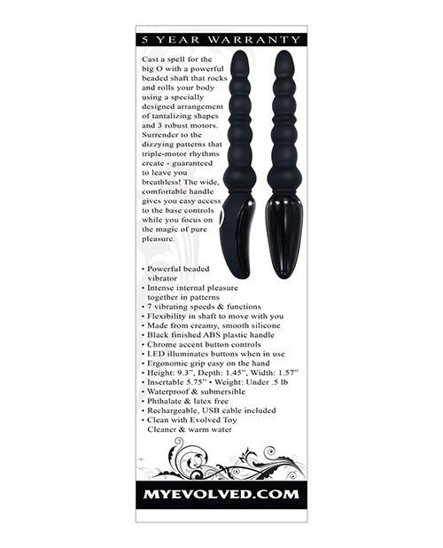 Magic Stick – Beaded Vibe by Evolved (Black)