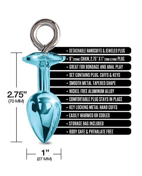 Nixie – Fur-Tipped Jewel Plug Set