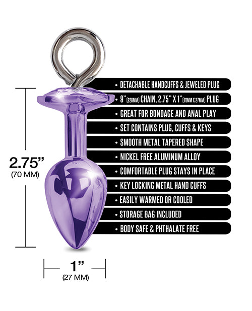 Nixie – Fur-Tipped Jewel Plug Set