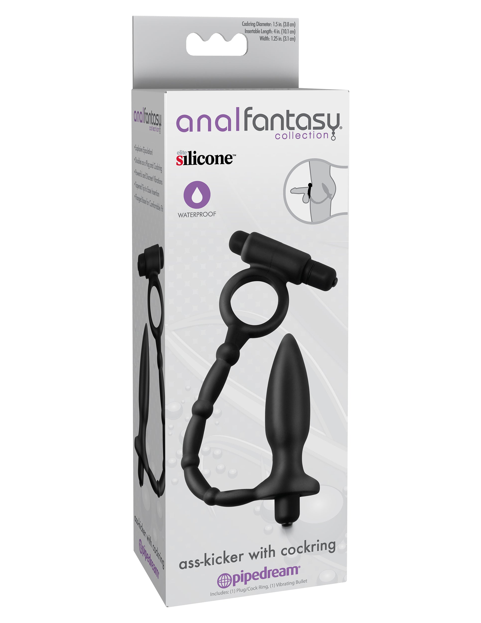 Ass Kicker – Plug with Cockring