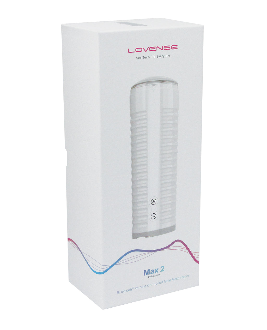 Max 2 – Lovense Rechargeable Masturbator (White Case)