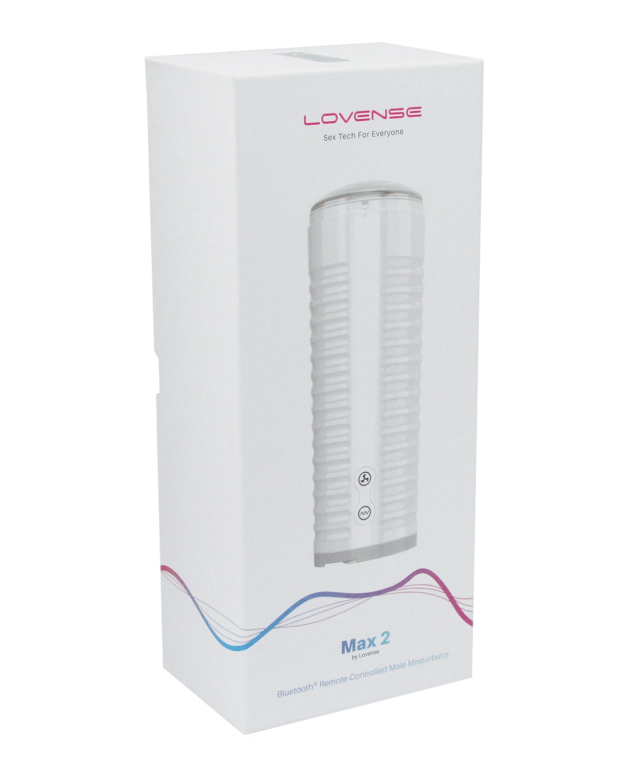 Max 2 – Lovense Rechargeable Masturbator (White Case)