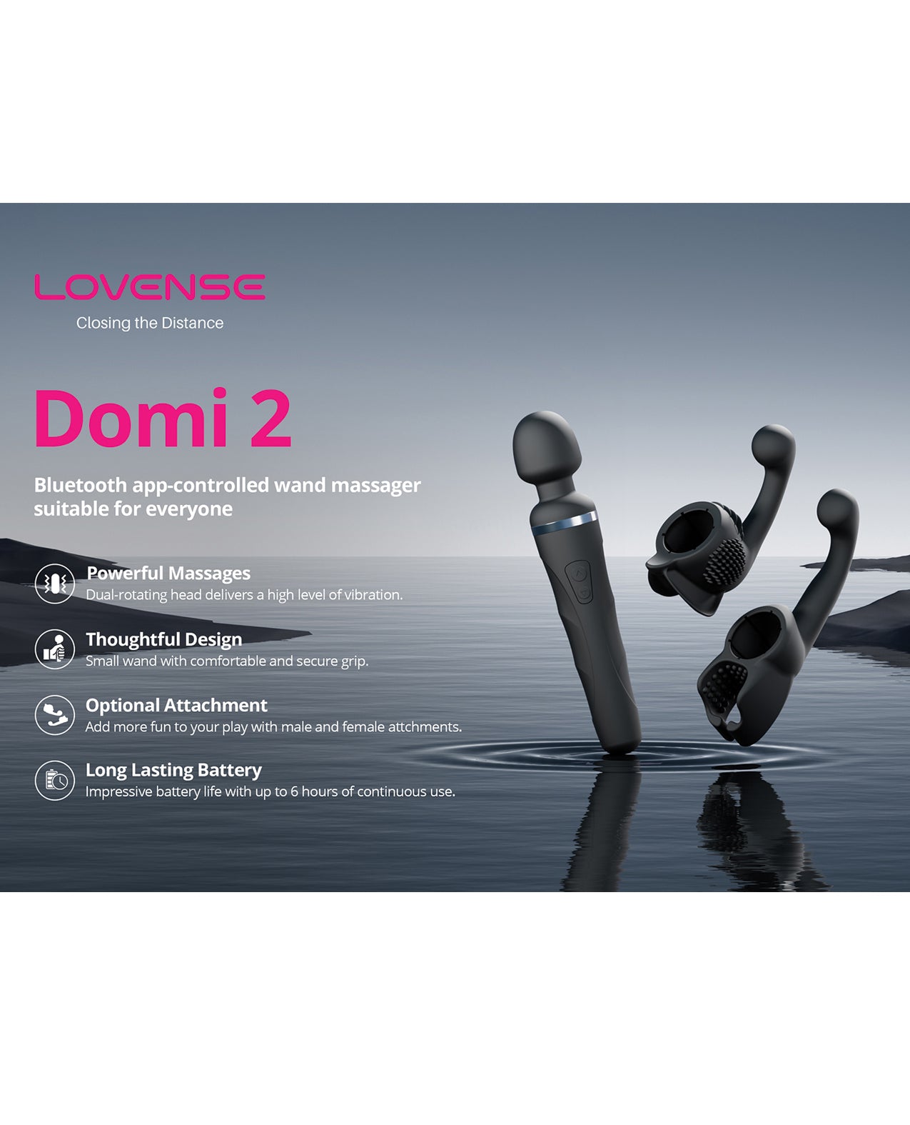 Domi 2 – Flexible Rechargeable Wand