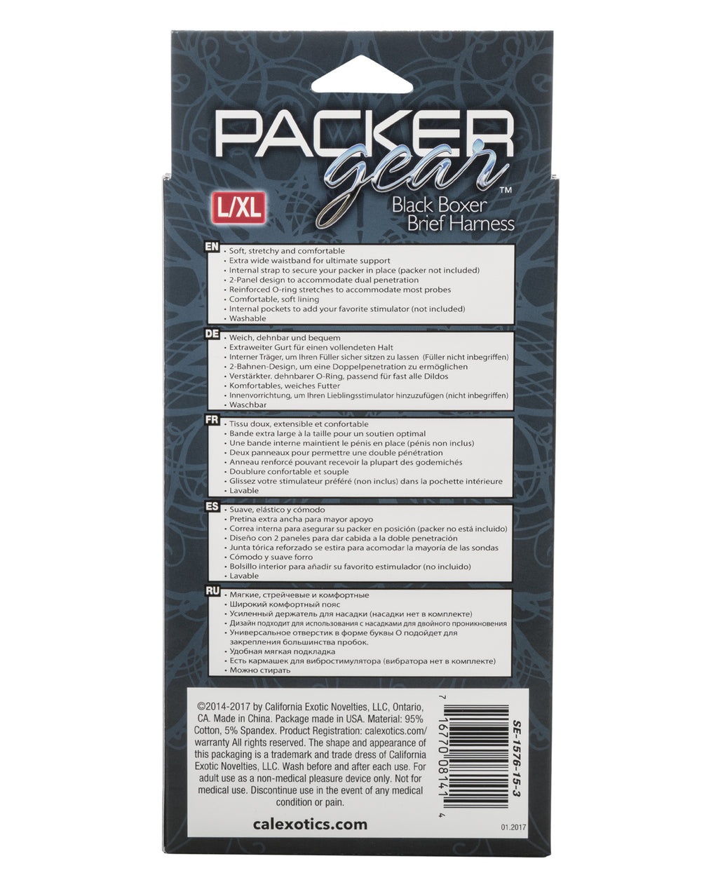 Packer Boxer – Harness Brief (Black)