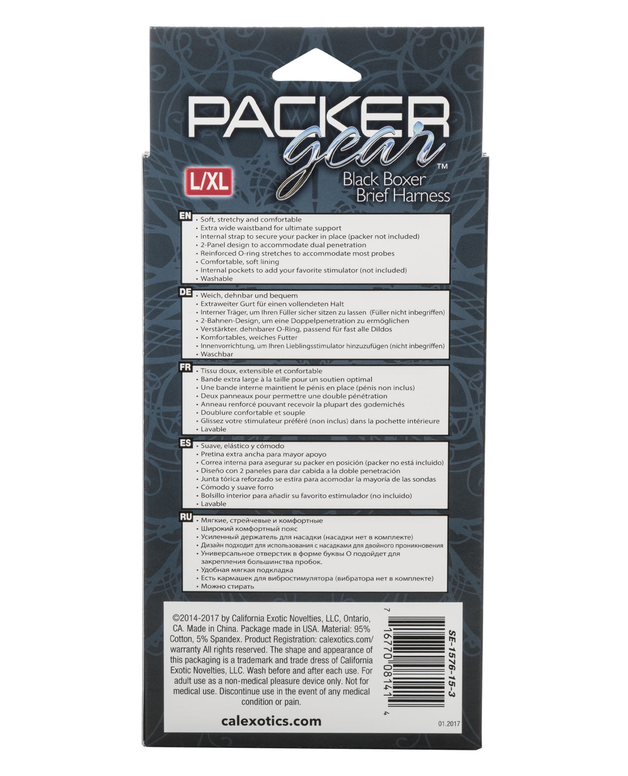 Packer Boxer – Harness Brief (Black)