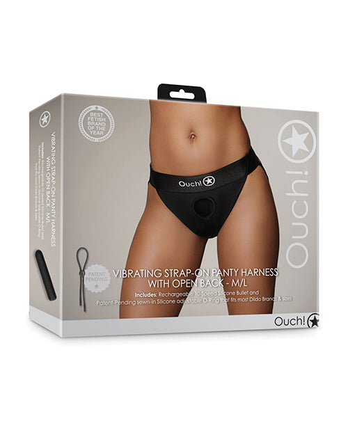 Ouch! Strap-On Panty – Vibrating Open Back
