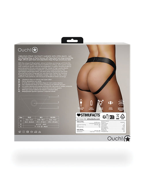 Ouch! Strap-On Panty – Vibrating Open Back