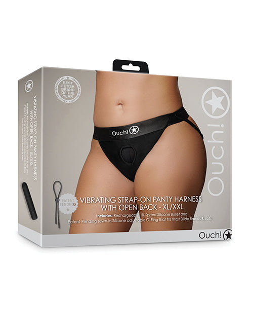 Ouch! Strap-On Panty – Vibrating Open Back