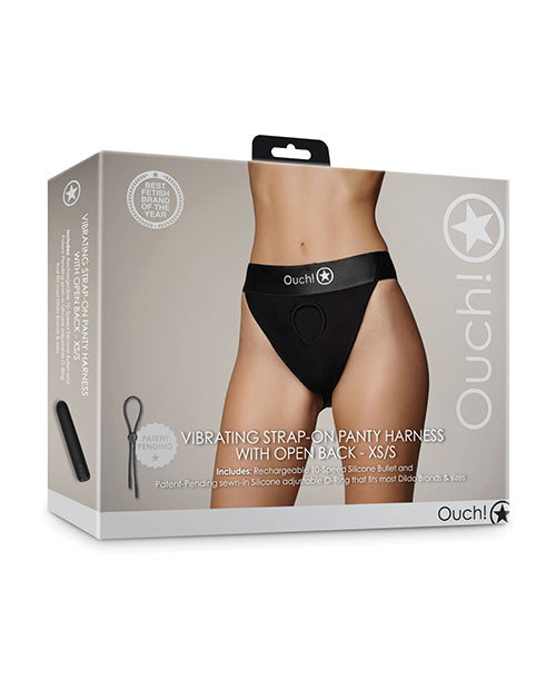 Ouch! Strap-On Panty – Vibrating Open Back