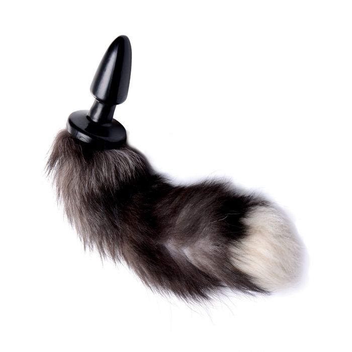 Tail Tease – Fox Tail Anal Plug (Grey)