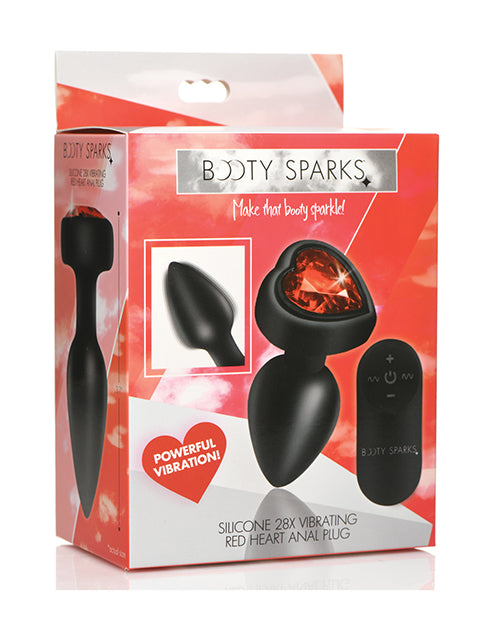 Heart Vibe – 28X Remote Plug by Booty Sparks (Small)