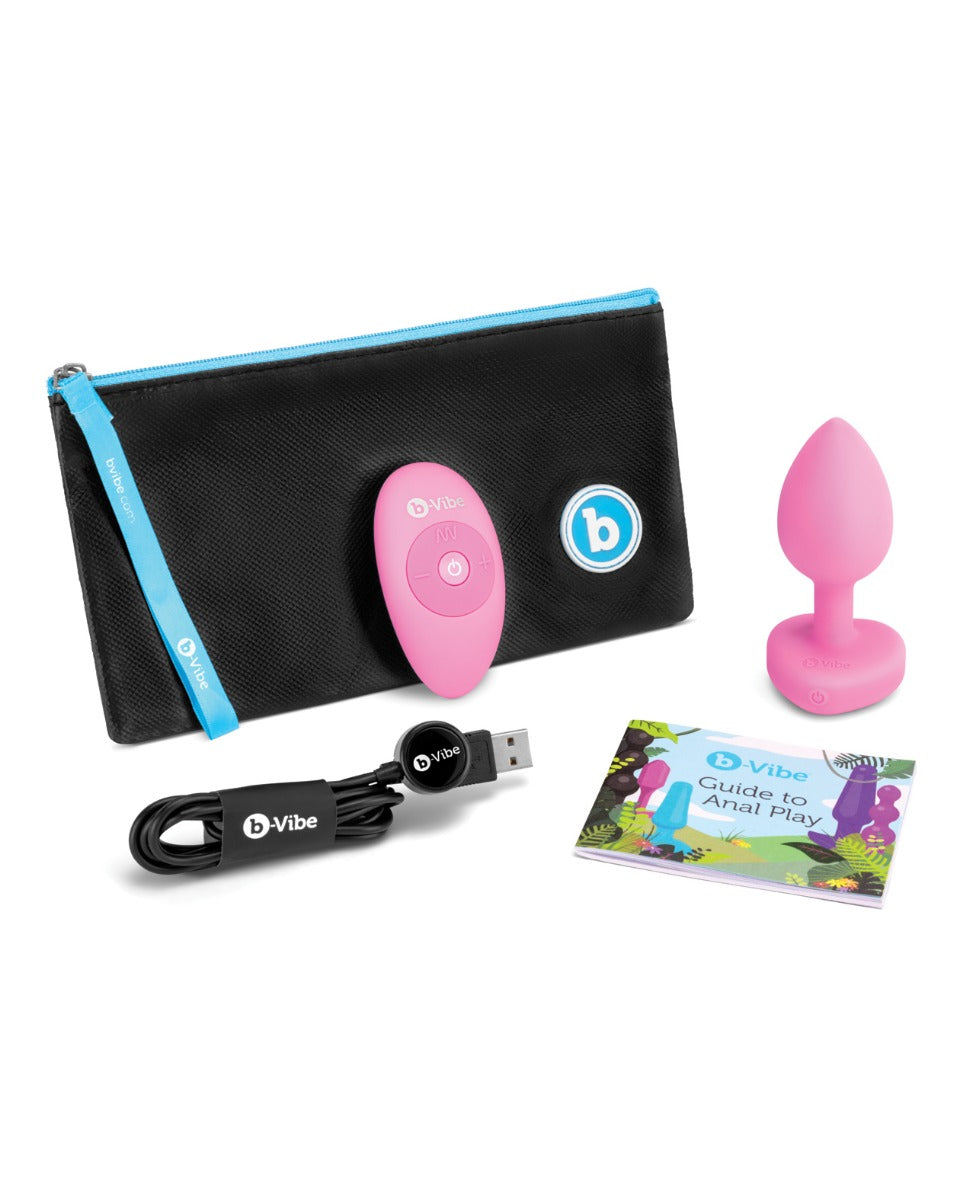 Vibrating Heart Plug – b-Vibe Signature