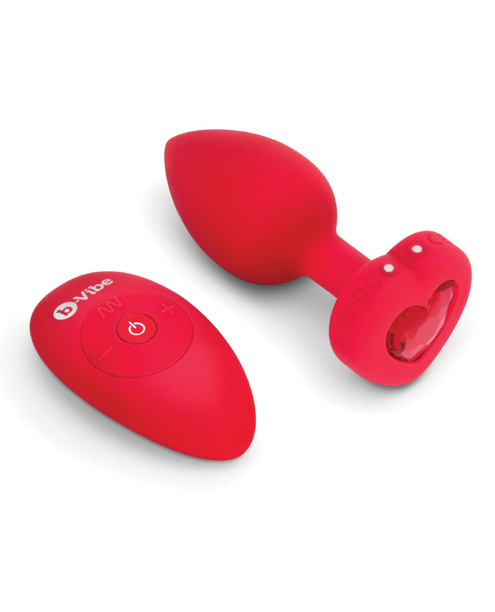 Vibrating Heart Plug – b-Vibe Signature