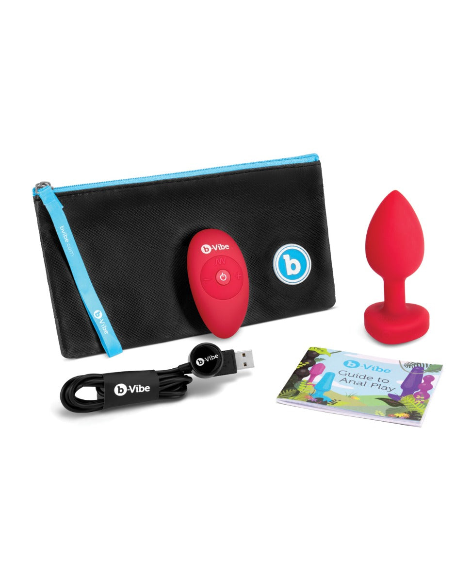 Vibrating Heart Plug – b-Vibe Signature