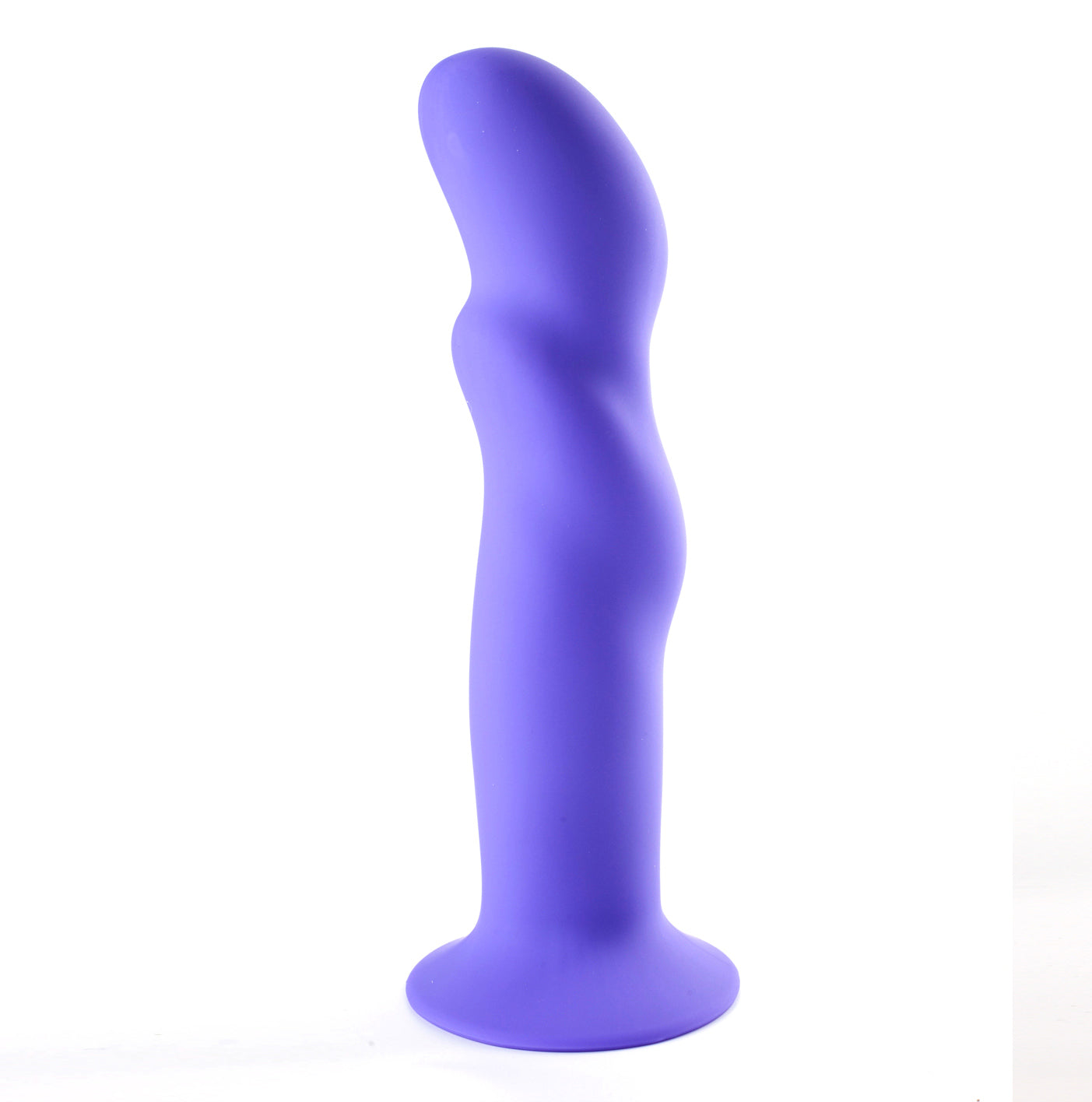 Riley – Swirled Silicone Dong (Purple)
