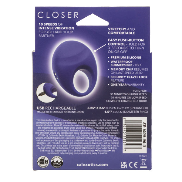 Embrace – Rechargeable Ring (Purple)
